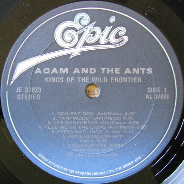 Adam And The Ants – Kings Of The Wild Frontier - 1981 Original