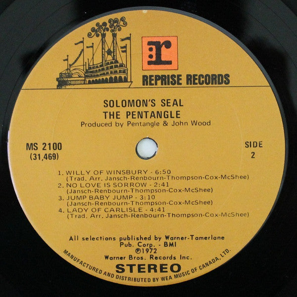 The Pentangle – Solomon's Seal - 1972 Original