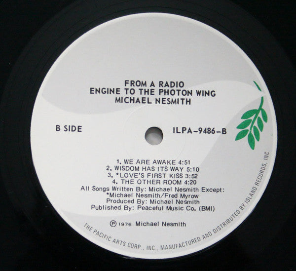 Michael Nesmith – From A Radio Engine To The Photon Wing - 1977 US Original