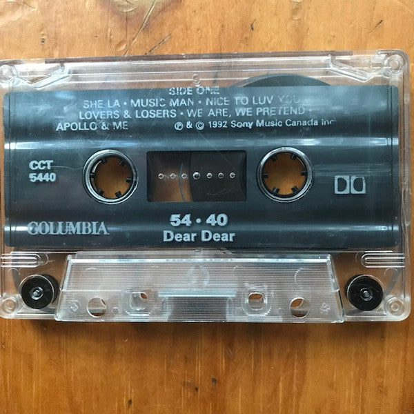 54-40 – Dear Dear - 1992 Cassette VinylPursuit.com