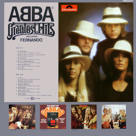 ABBA – Greatest Hits Including Fernando - 1976 Singapore Pressing, Rare