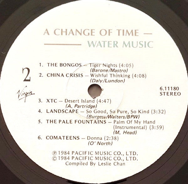 A Change Of Time - Water Music - 1974 Hong Kong Original, Rare VinylPursuit.com