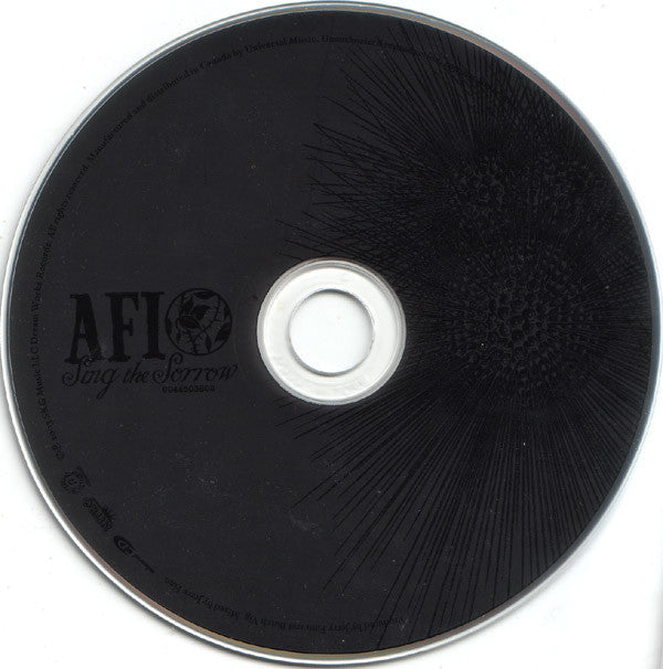 AFI ‎– Sing The Sorrow - 2003 CD Vinyl Pursuit Inc