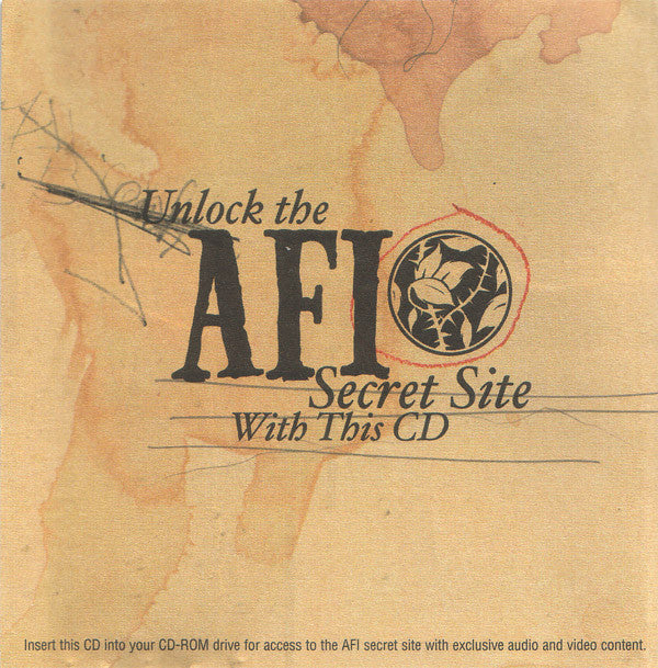 AFI ‎– Sing The Sorrow - 2003 CD Vinyl Pursuit Inc