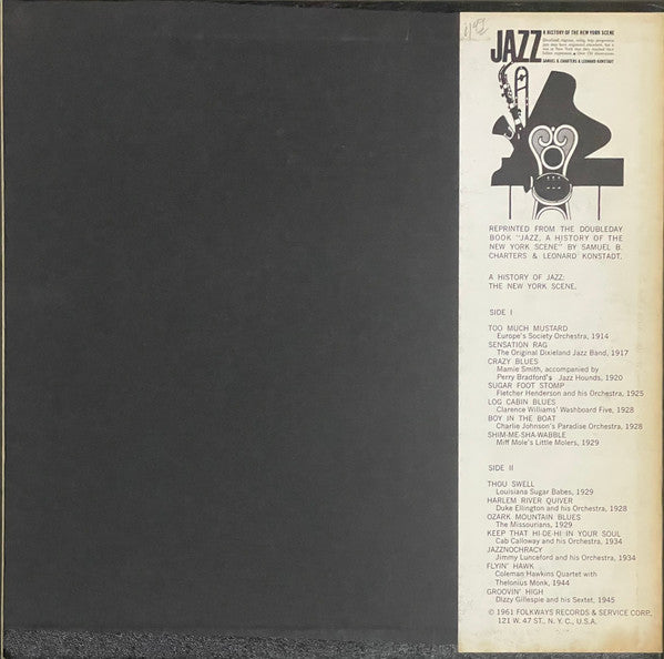 A History Of Jazz: The New York Scene - 1961 Original VinylPursuit.com