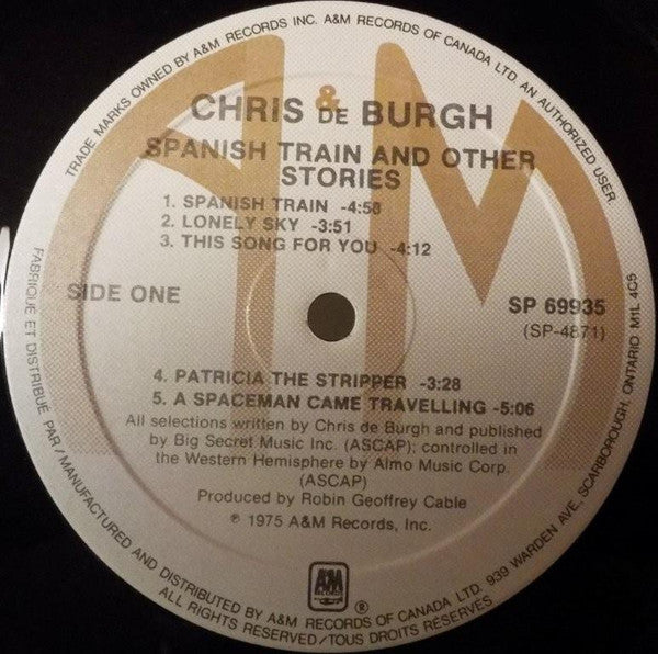 Chris de Burgh – Spanish Train And Other Stories