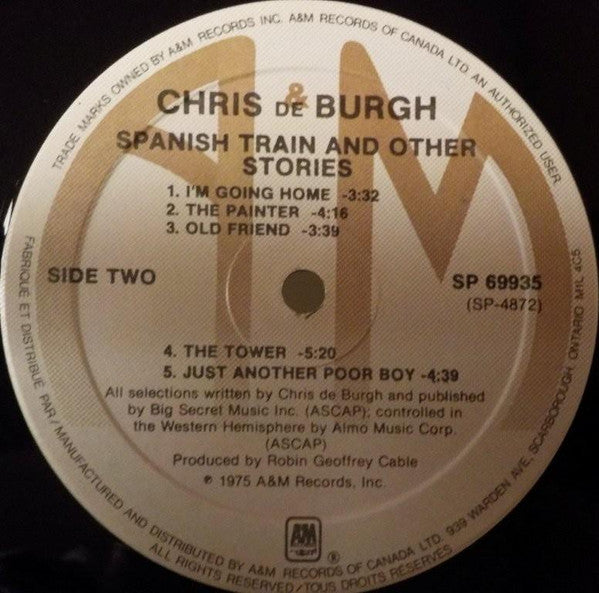 Chris de Burgh – Spanish Train And Other Stories