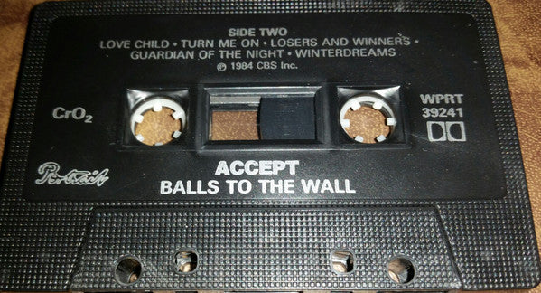 Accept – Balls To The Wall - 1984 Cassette VinylPursuit.com