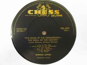 Ahmad Jamal ‎– The Roar Of The Greasepaint - The Smell Of The Crowd - 1965 MONO Original!