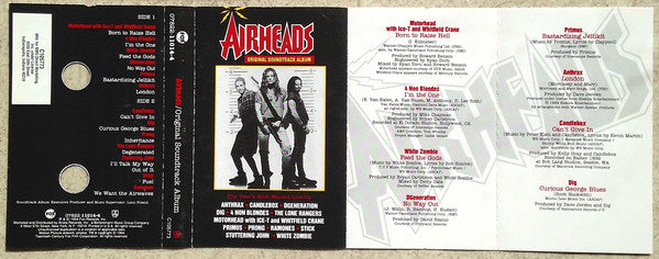 Airheads (Original Soundtrack Album) - Cassette, 1994 US Release