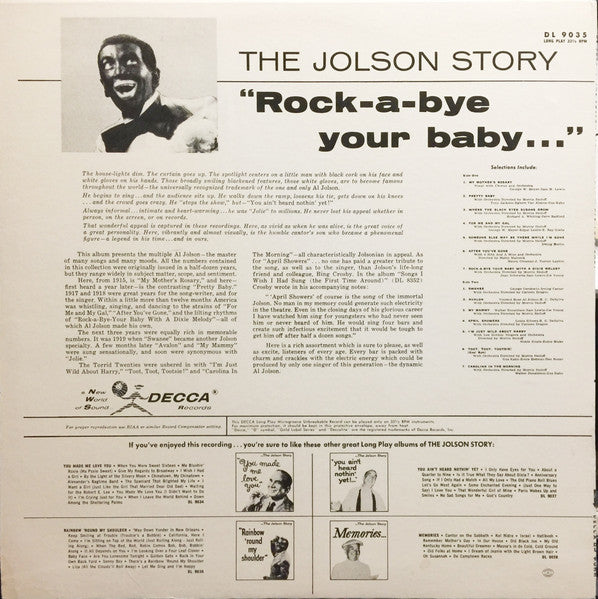 Al Jolson – The Jolson Story 