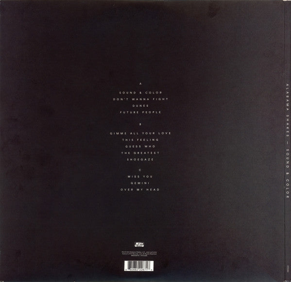 Alabama Shakes – Sound and Color - Transparent Vinyl