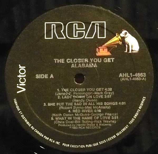 Alabama – The Closer You Get... 1983 Near Mint in Shrinkwrap VinylPursuit.com