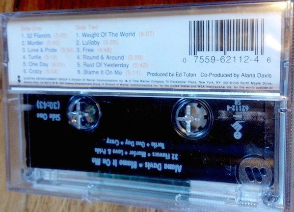 Alana Davis – Blame It On Me - 1997 Cassette VinylPursuit.com