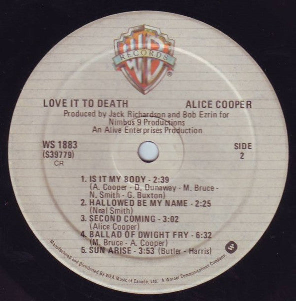 Alice Cooper – Love It To Death