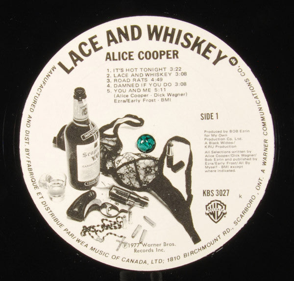 Alice Cooper – Lace And Whiskey - 1977