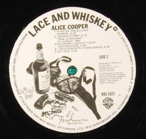 Alice Cooper – Lace And Whiskey - 1977