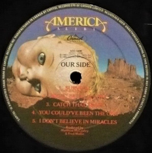 America – Alibi - 1980 Original - Bargain!