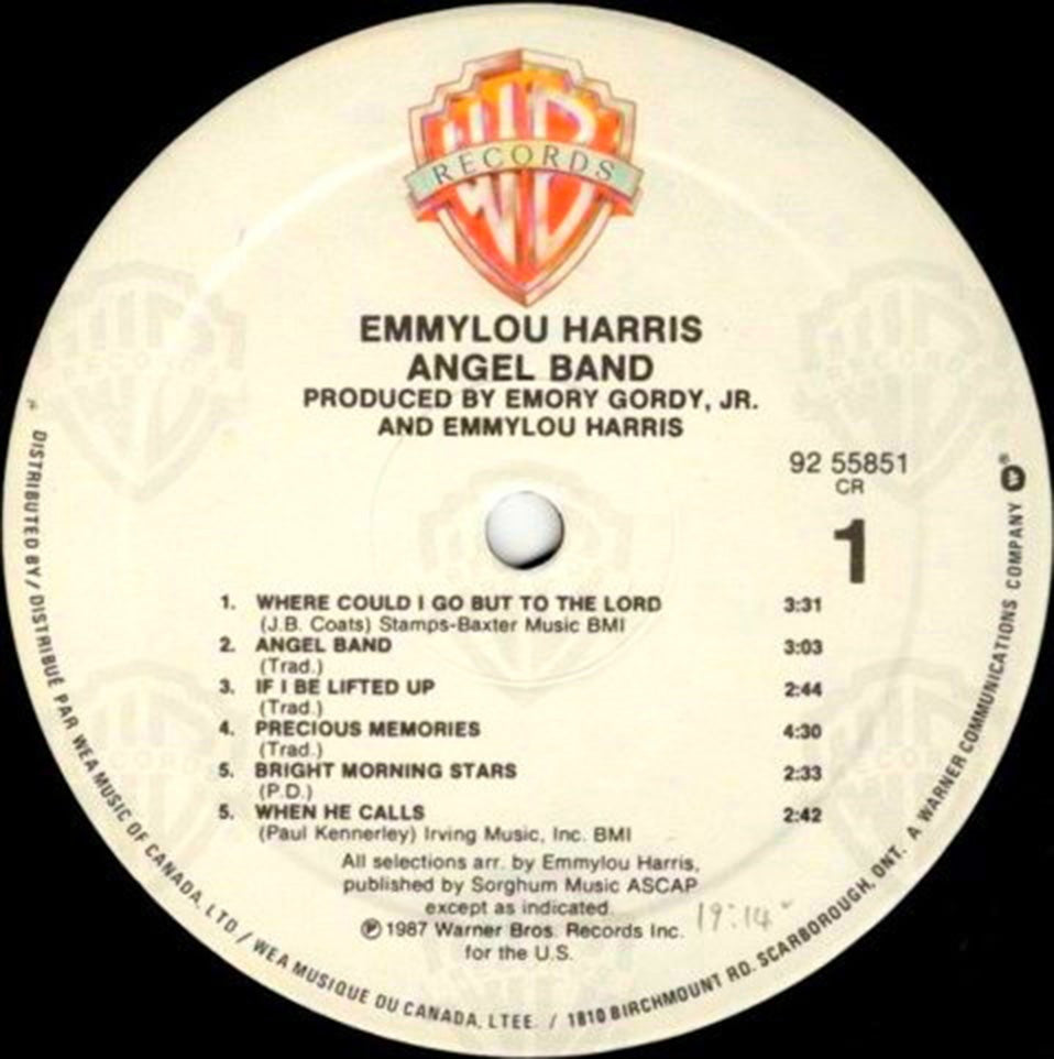 Emmylou Harris – Angel Band - 1987