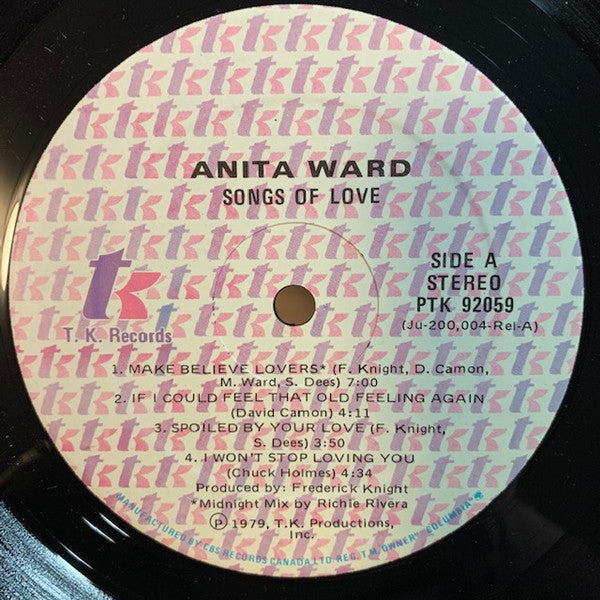 Anita Ward – Songs Of Love - 1979 Original