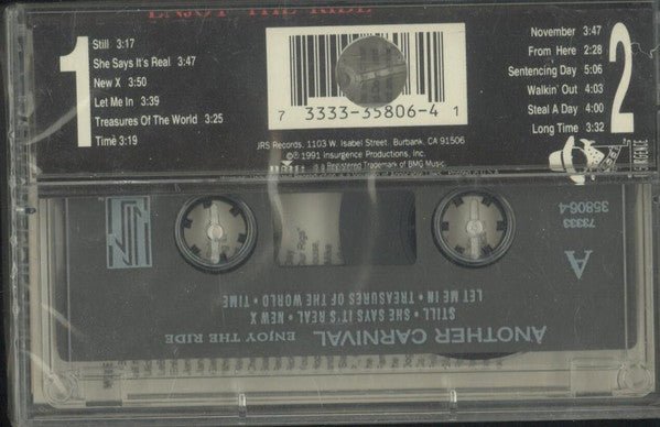 Another Carnival ‎– Enjoy The Ride - 1991 Cassette - Vinyl Pursuit Inc