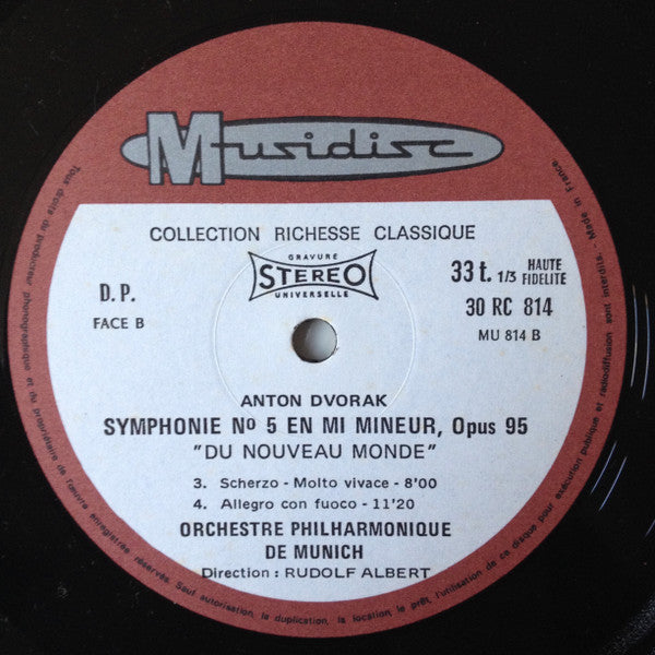 Anton Dvorak - The London Festival Symphony Orchestra – Symphonie N°5 En Mi Mineur Opus 95 