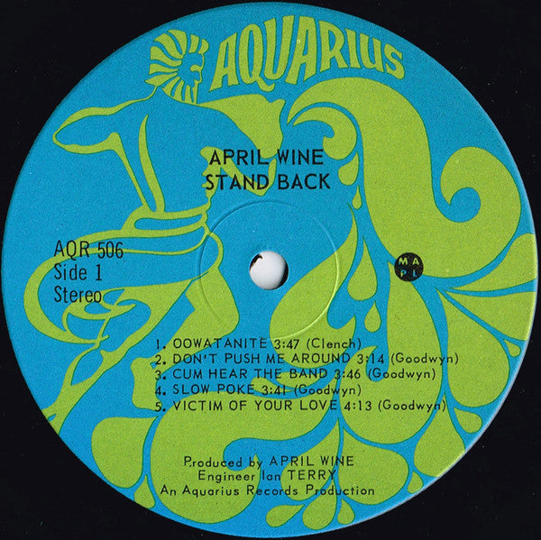 April Wine ‎– Stand Back - First Pressing!