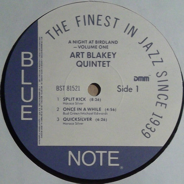 Art Blakey Quintet – A Night At Birdland, Volume 1 - 1985 Audiophile Edition