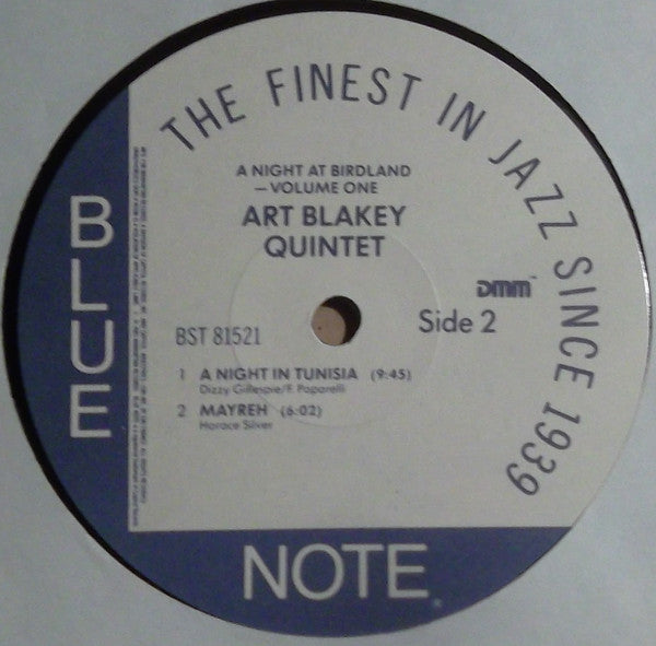 Art Blakey Quintet – A Night At Birdland, Volume 1 - 1985 Audiophile Edition