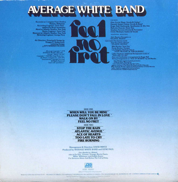 Average White Band – Feel No Fret - 1979 - Bargain Bin!