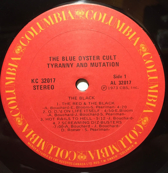 Blue Oyster Cult - Tyranny And Mutation - Early Pressing, Near Mint VinylPursuit.com
