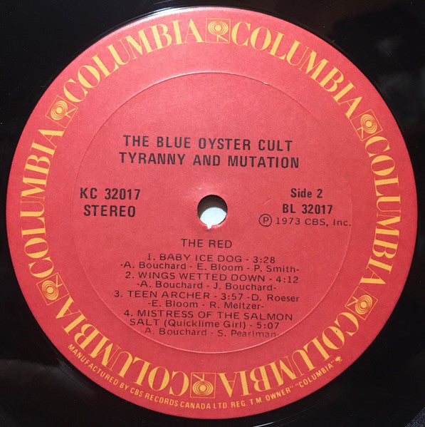 Blue Oyster Cult - Tyranny And Mutation - Early Pressing, Near Mint VinylPursuit.com