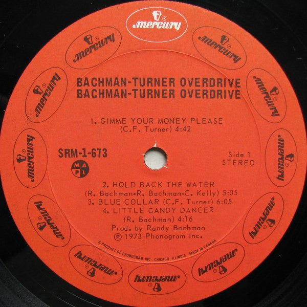 Bachman-Turner Overdrive – Bachman-Turner Overdrive - 1973 Original VinylPursuit.com