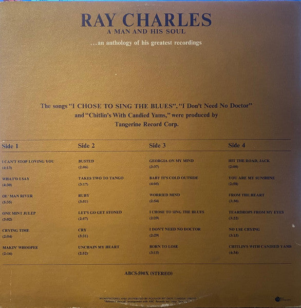 Ray Charles – A Man And His Soul