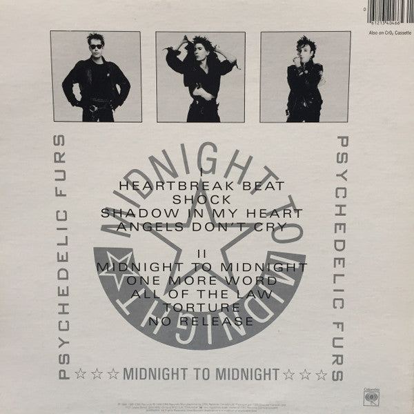 The Psychedelic Furs – Midnight To Midnight - 1987 Original