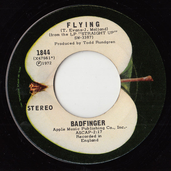 Badfinger ‎– Baby Blue - 7" Single, 1972 Apple Label Vinyl Pursuit Inc