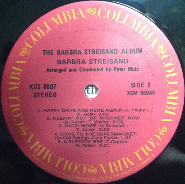 Barbra Streisand – The Barbra Streisand Album - In Shrinkwrap