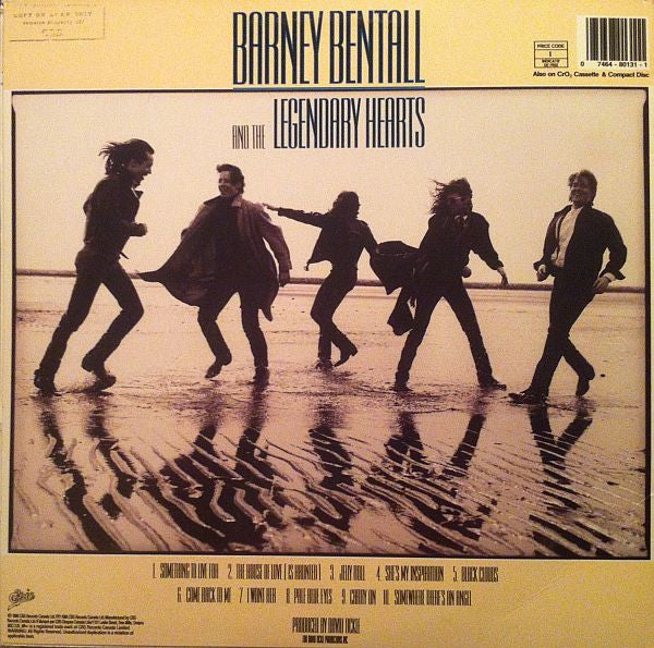 Barney Bentall And The Legendary Hearts - 1988 Original!