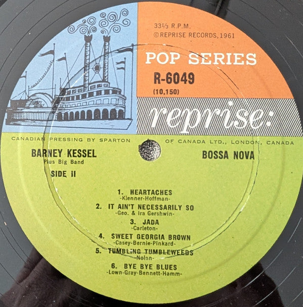 Barney Kessel ‎– Bossa Nova - 1961 Original Mono Pressing
