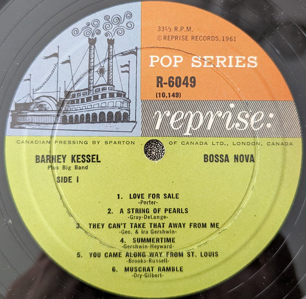Barney Kessel ‎– Bossa Nova - 1961 Original Mono Pressing
