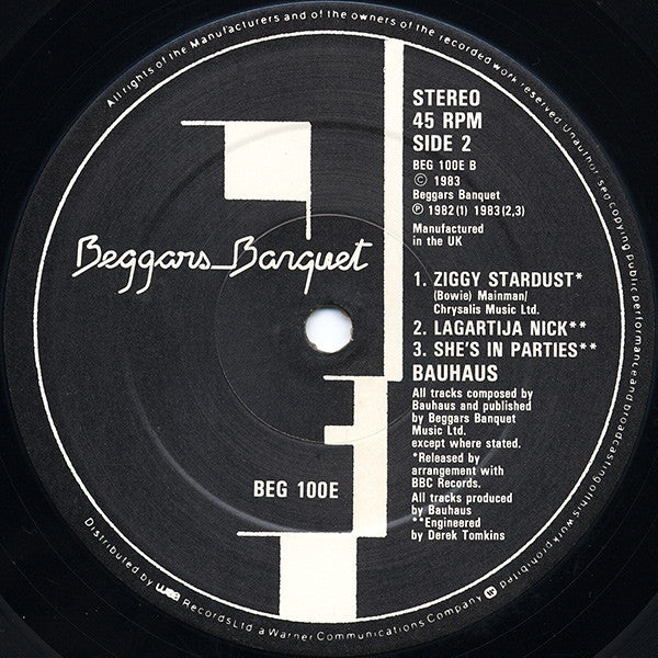 Bauhaus – The Singles 1981-1983 - 1983 UK Original