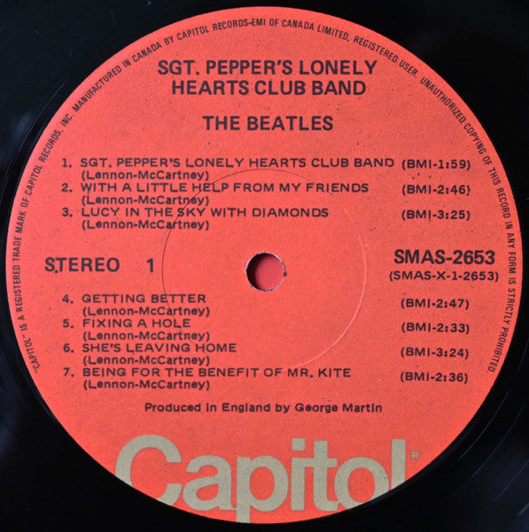 The Beatles – Sgt. Pepper's Lonely Hearts Club Band - 1976 Pressing! VinylPursuit.com