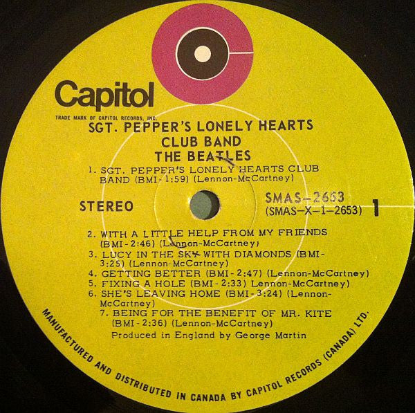 The Beatles – Sgt. Pepper's Lonely Hearts Club Band - 1974 with Poster! VinylPursuit.com