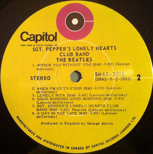 The Beatles – Sgt. Pepper's Lonely Hearts Club Band - 1974 with Poster! VinylPursuit.com