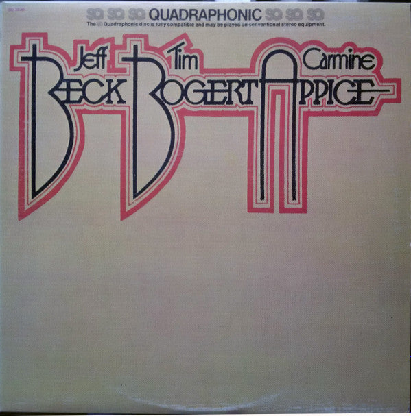 Beck, Bogert and Appice - Beck Bogert Appice - 1973 Quadraphonic Pressing, Rare