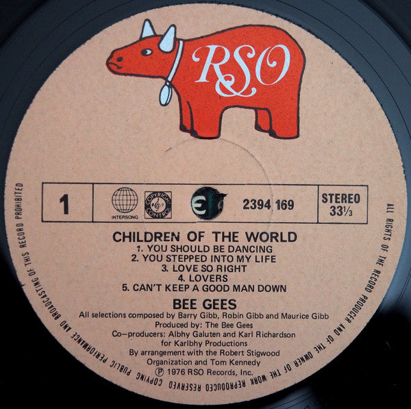 Bee Gees – Children Of The World - Thai Pressing