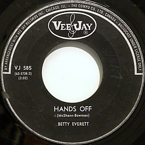 Betty Everett ‎– The Shoop Shoop Song (It's In His Kiss) -  7" Single - 1964