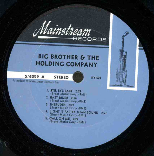 Big Brother & The Holding Company (with Janis Joplin) – 1967 US Original, Rare VinylPursuit.com