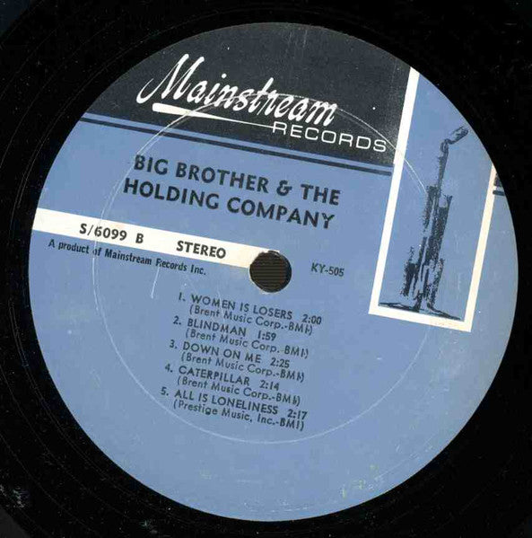 Big Brother & The Holding Company (with Janis Joplin) – 1967 US Original, Rare VinylPursuit.com