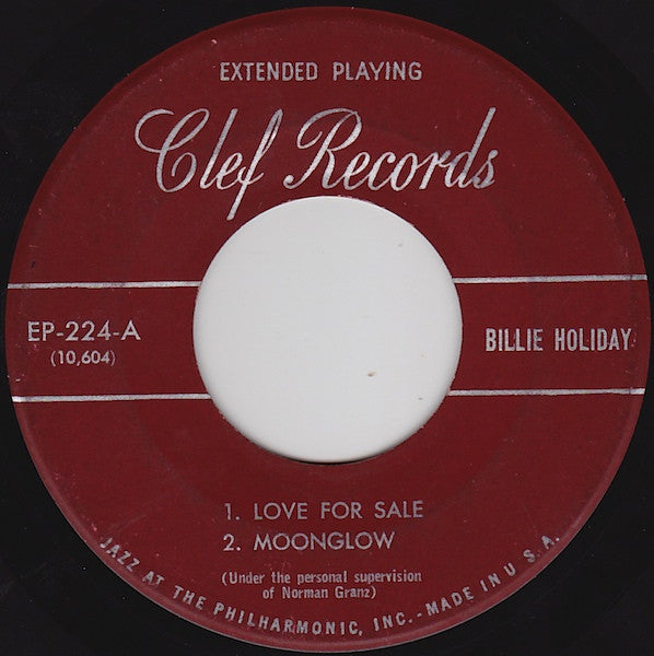 Billie Holiday – Billie Holiday -  7" Single - 1954